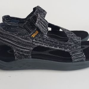 Teva Terra Float Knit 2 Sandals Black Grey Size 5